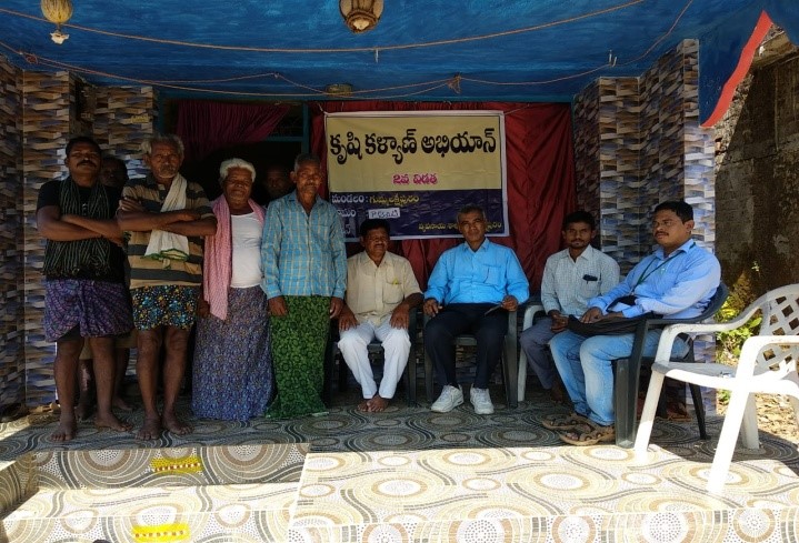 Dr. B.N Rao, District KKA2 Incharge and   SMS Horticulture conducted awareness programme on KKA-2 on different villages in Vizianagaram district